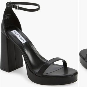 Black Platform Heels - Steve Madden Veronika Platform Sandal